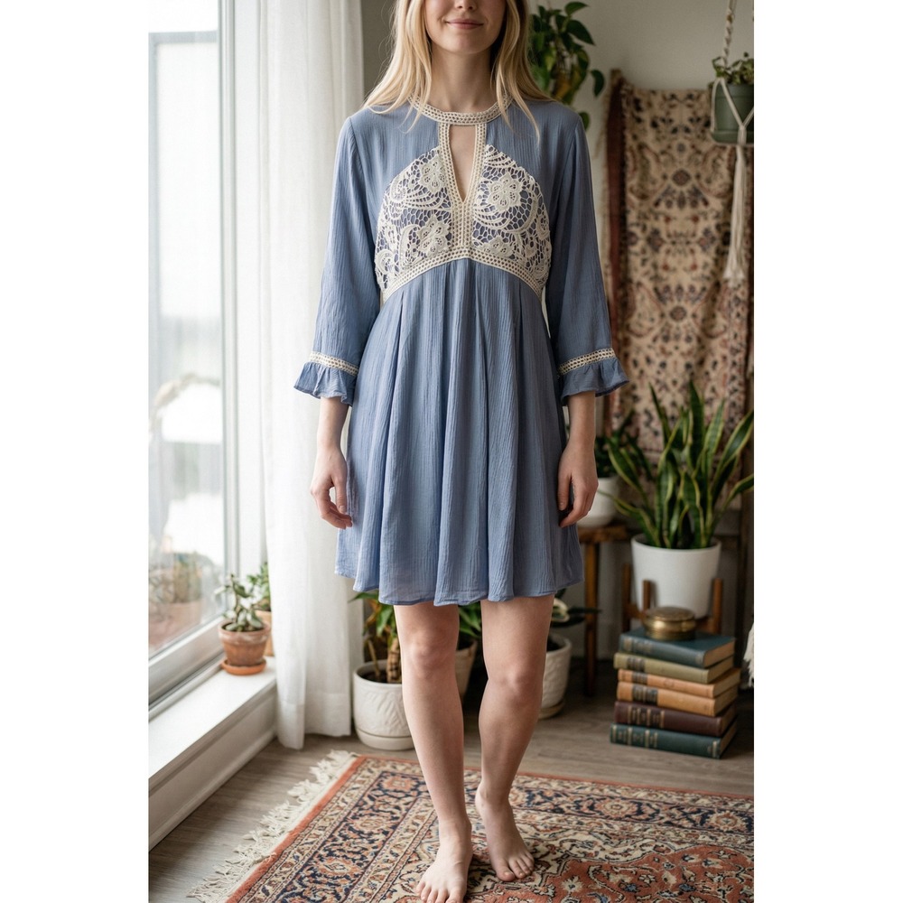 NWT Hayden Los Angeles Rayon Grey mini Dress-Women's Size M